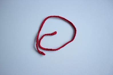 простой шарф крючком для вязанной игрушки